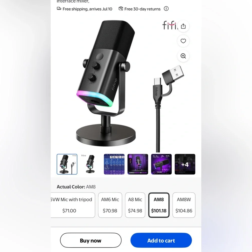 Brand New- Fifine AM8 Dynamic microphone